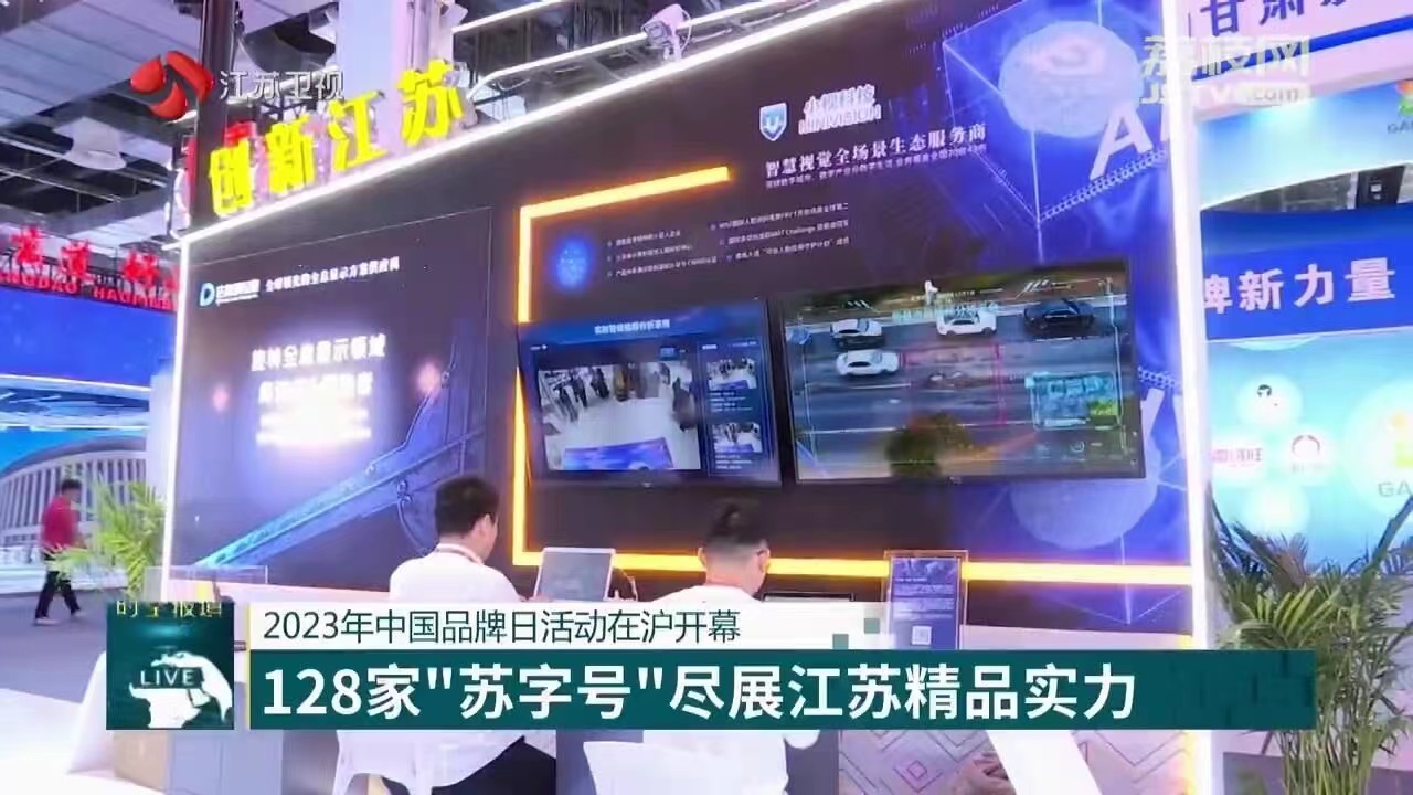 中国品牌日 | 爱游戏aiyouxi科技亮相“江海流苏”，助力创新江苏新生态